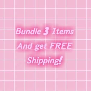 𝘽𝙪𝙣𝙙𝙡𝙚 3 𝙄𝙩𝙚𝙢𝙨 GET FREE SHIPPING